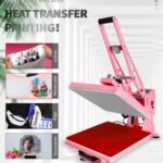 مكبس الحراري المتعدد 9-1 لون وردي