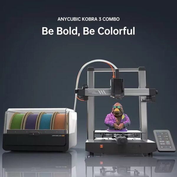 ⁦Anycubic Kobra 3 Combo - طابعة ثلاثية الأبعاد متعددة الألوان!⁩ - الصورة ⁦4⁩
