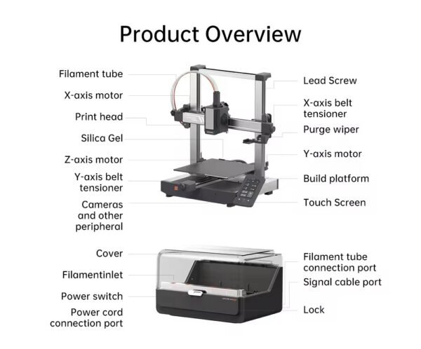 ⁦Anycubic Kobra 3 Combo - طابعة ثلاثية الأبعاد متعددة الألوان!⁩ - الصورة ⁦2⁩
