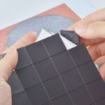 شرائح لاصق مغناطيسي مربّع – 50 قطعة